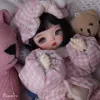 BJD Doll 1/6 Ramo Dundun Body Baby Doll Dold Coins rose à manches longues pyjamas Art Toys Surprise Gift for Children