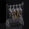 Sieraden Organizer Stand Acryl Mini Coat Hanger Rack Hoorring Display Stand Juwelen Show Case Earring Hook For Girls Diy Cadeau