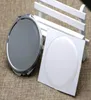 Mirror Compact DIY Kits Dia65mm Compact Mirror Blindpockt Faltbarer Spiegel mit Epoxy -Aufkleber 5 PowtsLot4536961