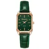 Relógios femininos Ladies Quartz relógios Bracelet Green Dial