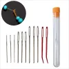 9pcs/set Set Kit Knitting Yarn Embroidery Cross Stitch Handmade Large Eye Needles DIY Leather