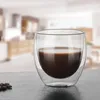 Bicchieri da vino comodità di birra latte a tazza isolata a doppia parete a doppia parete tazza di caffè resistente