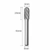 6mm cxtypeヘッドタングステンカーバイド合金ロータリーファイルドリル製粉用彫刻ビットポイントバールダイグラインダー金属用研磨ツール