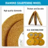 3PCS 100 mm Diamond Wheel 500/100/200 Grits Emery wyostrzanie dysku ściernego kąt krążki szlifierki