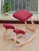 Originele ergonomische knielende stoel krukje thuiskantoor meubels schommelen houten computer houding ontwerp4542687