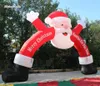 NOTOOOR NOIGNE DÉCORATIVE PANTALABLE SANTA ARCH 6M / 8M / 10M JERE JHERING Christmas Porte avec impression personnalisée pour décoration d'entrée