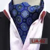 Erkekler Şık Paisley Polka Dotlar Çiçek İpek Cravat Ascot Düğün Keşileri Bwthz0512240409