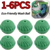 1-6pcs Bola de lavagem ecologicamente correta-máquina de lavar a máquina não química Hi-ball de lavanderia da bola de lavoura Eco Hi-Ball