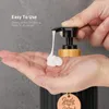 Liquid Soap Dispenser 3Pcs Shampoo And Conditioner Bottle With Tags Matte Black Lotion Body Wash For Bathroom Shower