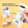 Niimbot D101 Mini Label Maker 12-25mm Printing Width Wireless Bluetooth Printer Handheld Sticker Home Portable Barcode