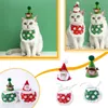 ملابس الكلاب الحيوانات الأليفة قبعة هالوين القبعات للكلاب Cat Cartoon H Santa Red Green Cowboy Size Utcer