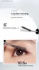 Mascara Metal Bar Type Head Mascara Förlängning Black 3D Lash Eyelash Extension Eye Lashes Långt bärande mascara Snabbtorkande ögonmakeup L49