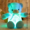 Ours brillant lumineux 30 cm CRÉATIVE LED LED COLORFURE PEPED PLUSH TOY TOUEL ANIFE