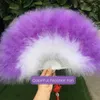 Decorative Figurines Christmas Decoration Feather Fan Upgrade Party Dancing Hand Classical Nostalgia Cheongsam Catwalk Gradient