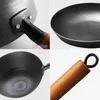 Chińskie tradycyjne ręcznie robione żelazne patelnia bez średniego gazu i indukcyjna kuchenna kuchenna garnek kuchenna 40407