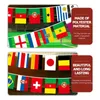 Party Decoration 1 Set International Flags Decor Hanging Flag Pendant Country Banner Sports Events