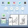 Smart återanvändbar anteckningsbok A4 A5 A6 Erasable Wirebound Notebook Sketch Pads App Storage Office Ritning Kids Gift VIP Drop Shipping