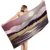 Landscape Series Impressão criativa Towelel Towel Microfibra de secagem rápida Toalhas esportivas ao ar livre Yoga Mat Blanket Beach Home Decor