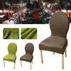 Chair Covers Round Back Restaurant Elastic Seat Kitchen Protectors Stretch El Banquet Stool