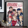 KPOP S-Stray K-Kids Poster Anime Posters Sticky HD Quality Wall Art Retro Posters for Home Kawaii Room Decor