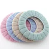 Toilet Seat Covers Thicken Cover Coat Winter Warm Reusable Pad Cushion Soft Washable Mat Cloth Cases Bathroom Accessories