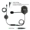 Tactical Headset Military Wakie Talkie Headset Airsoft Game Microfon für Kenwood Baofeng UV-5R/Quansheng UV K5