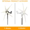 Fabrikspris 600W 48V vindkraftverk med vattentät vindkontroll för hemanvändning Låg startvindmillhastighet
