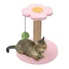 Gatti graffizzatore graffiaggio pole dell'albero divertimento sisal post torre scratch tira palla saltare giocattolo giocattolo gattino rampicante per gatti