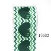 Ribbonti di grosgrain stampati per archi, giorno di San Patrizio, materiale fatto a mano, fai da te, 5 yard, 19632