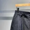 Męskie szorty Summer Szybkie suszenie cienkie spodenki do męskiej retro plisowane design swobodne spodenki spersonalizowane modne spodnie miasto J240409