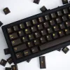 Accessories FANS PYGA Translucence Keycaps Double shot Cherry Profile English Keycaps For MX Switch Mechanical Keyboard