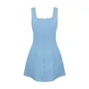 Casual Dresses Sleeveless Suspender Polyester For Wearing Home Female Summer Petite Women