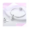 Silber 925 Sier für Frauen Charme Schmuck Perlen Sun Moon Star River Anhänger Drop Lieferung Dhd2w