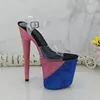 Buty taneczne 20 cm/8 cali PVC Upper Sexy Exotic High Heel Platforme Party Sandals Sandals Model Phids 024