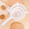 Multi Size Filter Screen Flour Soybean Milk Filter Household Fine Strainer Powdered Sugar Fruit Milk Dreg Screening Kitchen Tool