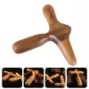 1PC ACUPUNCTURE ACUPONNIAT Stick Wood Cross Hammer Santé Tool de beauté Masseur corporel