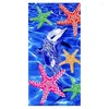 Towel Summer Cool Starfish Printed Women Swimming Microfiber Girls Wrap Bath Beach Cosy Shower 150 70cm Size