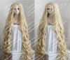 150 cm de long Wavy Curly Wig Occident Style pastoral Mix Blonde Cosplay Wig Hair gtgtgt Nouveau mode de haute qualité P6004317