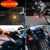 Harley Softail Dyna için Sportster Universal 5mm Mikro LED Turn Sinyal Gözcü Flaşör Açık Beyaz Kırmızı Kırmızı Amber Mini Ön Arka Lamba