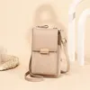 Shoulder Bags Simple Ladies Messenger Outing Bag Mini Solid Color Mobile Purse Fashion Thin Strap One Wallet