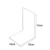 1pc transparente Acryl -Buchenden Stand Booksel