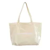 Tote Bag dames Koreaanse versie grote capaciteit jelly tas handtas brief pvc transparante tas veelzijdige schoudertas 240415