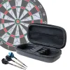 DART CUSS WOR Soft Tip Darts Eva Hard Shell Dart z zamkiem błyskawicznym na 3 rzutki przenośne wodoodporne miejsce do przechowywania