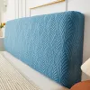 Jacquard Soild Color Bed Headboard Cover Strerch Elastic Bed Headカバーダストプルーフオールインクルーシブベッドヘッドボードプロテクターが厚くなっています