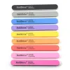 10Pcs Sponge Nail Accesserious And Tools Grit 100 180 Colorful Straight Nails File Strip Set For Manicure Nail Stylist Supplies