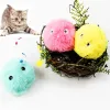 Smart Cat Toy Ball Realist Squeak Bird Frog Cricket Interactive chaton Refillable Catnip Pet Toys New Gravity Ball pour animal de compagnie