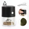 Crusher Mini Electric Tobacco Grinder draagbare USB opladen Hoge snelheid Roterend mes Droge kruidenmalen voor rookaccessoires