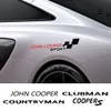 2PCS Car Window Body Sticker Door Side Decals For Mini John Cooper R55 Countryman R60 R56 Clubman Coopers R61 R59 Accessories