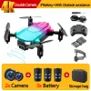 Drones ism mini hd 4k 1080p 2 caméras Position de flux optique Évitement rc jouet wifi fpv drone hauteur