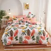 Bedding Sets 2/3 Pcs Duvet Cover 230 265cm Pillow Case 51 92cm Bedroom Double Bed Twin-bed Flower Leaf Home Textiles